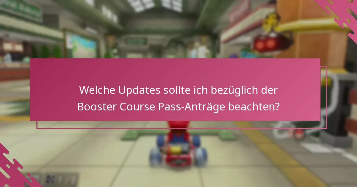 Welche Faktoren beeinflussen den Erfolg eines Booster Course Pass-Antrags?